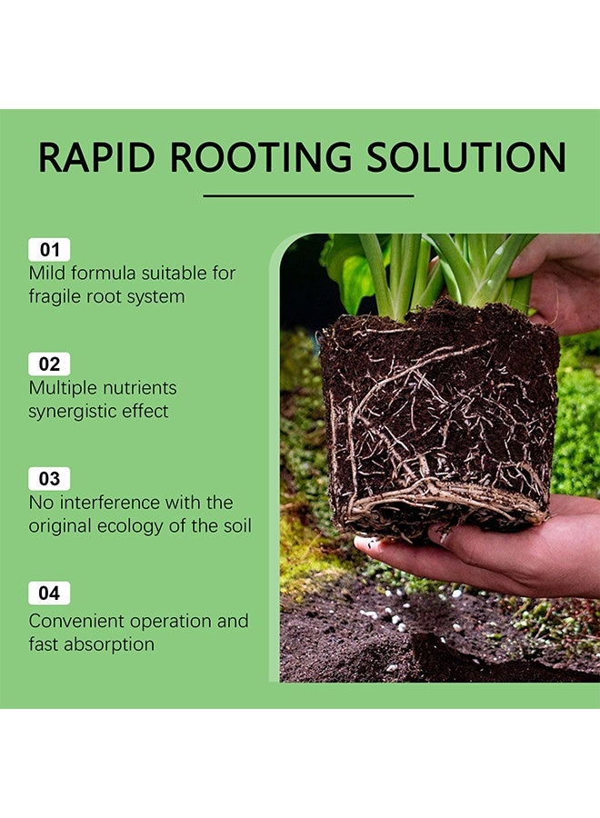 MOONSPRY Rapid Rnooting Solution,All-Purpose Rooting Solution, Rooting Hormone for Cuttings,Rapid Rooting Solution Plant Growth Enhancer Supplement, Root Starter for Plant Cuttings Suitable for Flower Vegetable Herb Fruit Tree Garden,50ml - Image 5